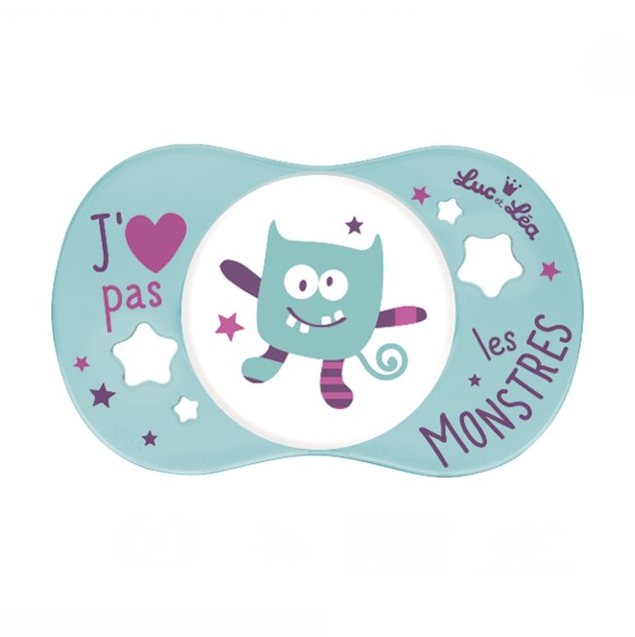 Luc et Lea Sucette 6m+ J'Aime Pas les Monstres